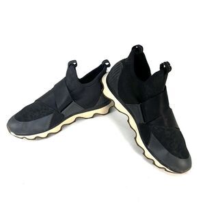 Sorel Kinetic Sneak Black Slip On Sneakers Shoes Women’s Size 10 NL3374-010